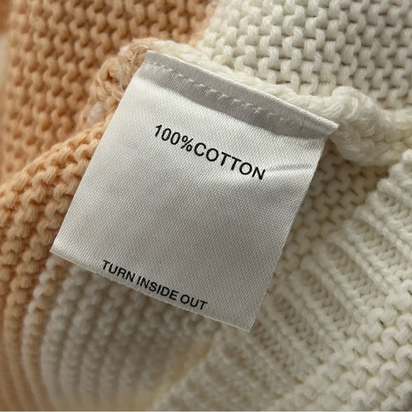 SABO Chunky Knit Slouchy Striped Balloon Sleeve Sweater - Picture 9 of 12